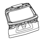 670050E490 - Body: Lift Gate for Toyota: Grand Highlander Image
