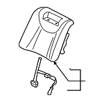7107750650A0 - Body: Seat Back Cover for Lexus: LS430 Image