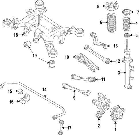 Rear Suspension for 2024 BMW 530i #7