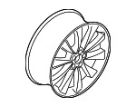 AE9Z1007G - Suspension: Wheel, Alloy for Lincoln: MKS Image