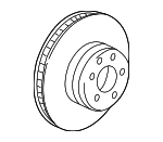 34116767059 - : Front Brake Rotor for BMW: 530i, 540i Image