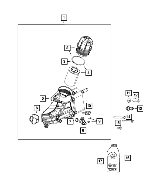 Engine Oiling, Oil Pan and Indicator (Dipstick) for 2018 Ram 1500 #1
