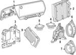 85537870 - : Mount Bracket for GM Image