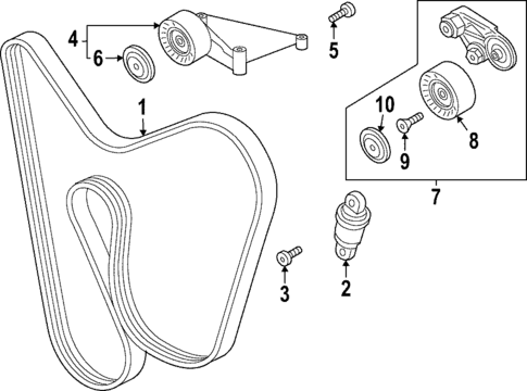 Belts & Pulleys for 2022 Porsche 718 Spyder #0