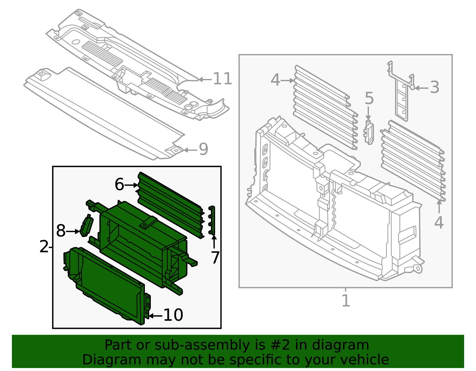 2025 Ford Expedition Lower Shutter RL1Z-8475-B | OEM Parts Online
