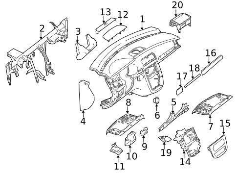Instrument Panel for 2007 Mercedes-Benz R 63 AMG&reg; #0