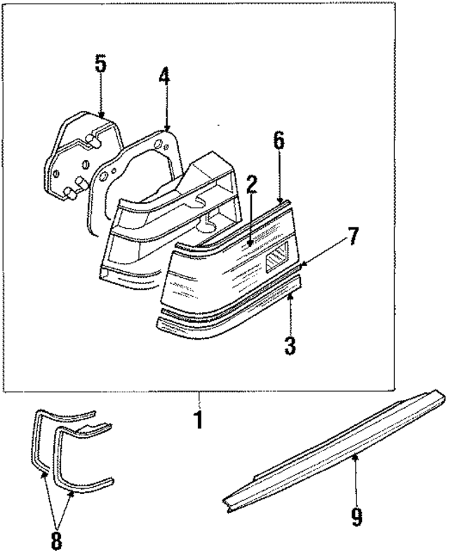 8AH2509E0 - : Molding for Mazda Image
