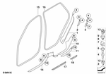 51727333607 - : Edge Protection, Door, Front for BMW Image
