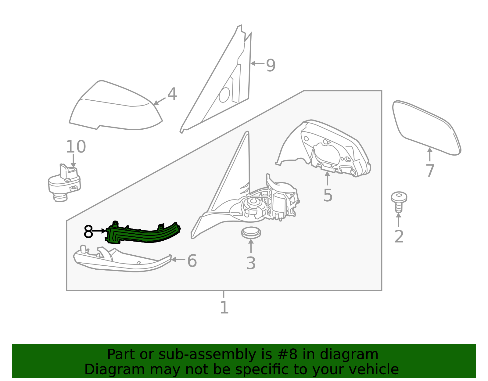 63137280771 - 2012-2021 BMW Signal Lamp (63-13-7-280-771) | BMW of