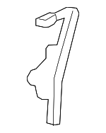 41007406926 - Body: Baffle Plate for BMW: 740e xDrive, 740i, 740i xDrive, 745e xDrive, 750i, 750i xDrive, M760i xDrive Image