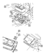 BB94R700MA - : Storage Battery, Mexico for Chrysler: 300 | Dodge: Challenger, Charger, Magnum | Jeep: Commander, Grand Cherokee Image