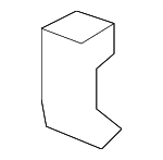 86597B8AA0 - Body: Air Duct Bracket for Hyundai Image