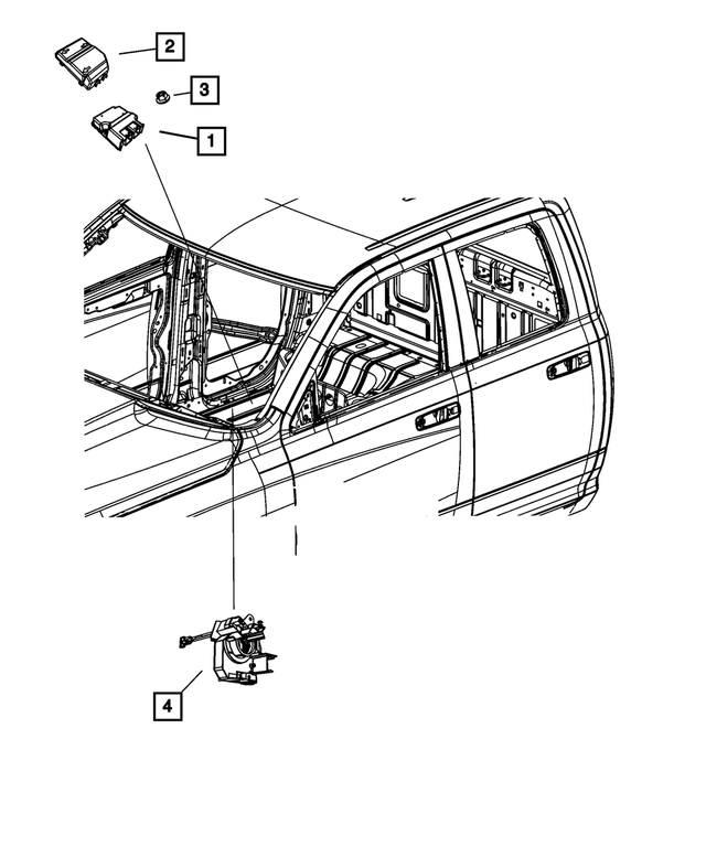 68224849AC - Restraints: Air Bag Control Module for Mopar Image image