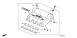 17115PWA000 - Engine: RUBBER, ENGINE COVER MOUNTING for Honda Image