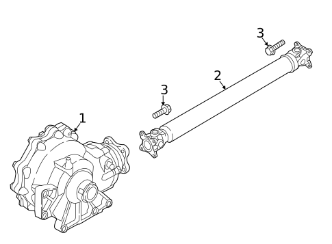 Drive Shaft for 2018 Genesis G80 #1