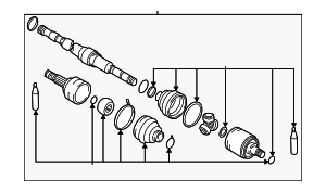 391014M811 - : Axle Assembly for Nissan: Sentra Image