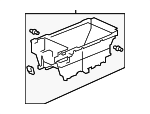 83401SHJA01 - Body: Console Base for Honda: Odyssey Image