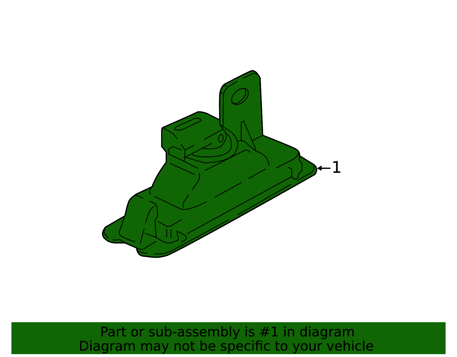 2017-2024 Mitsubishi Mirage License Lamp 8341A194 | Mitsubishi