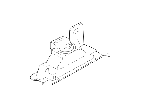 License Lamps for 2024 Mitsubishi Mirage #0