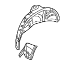 41148231758 - Body: Wheelhouse Assembly for BMW: 323Ci, 323i, 325Ci, 325i, 325xi, 328Ci, 328i, 330Ci, 330i, 330xi, M3 Image