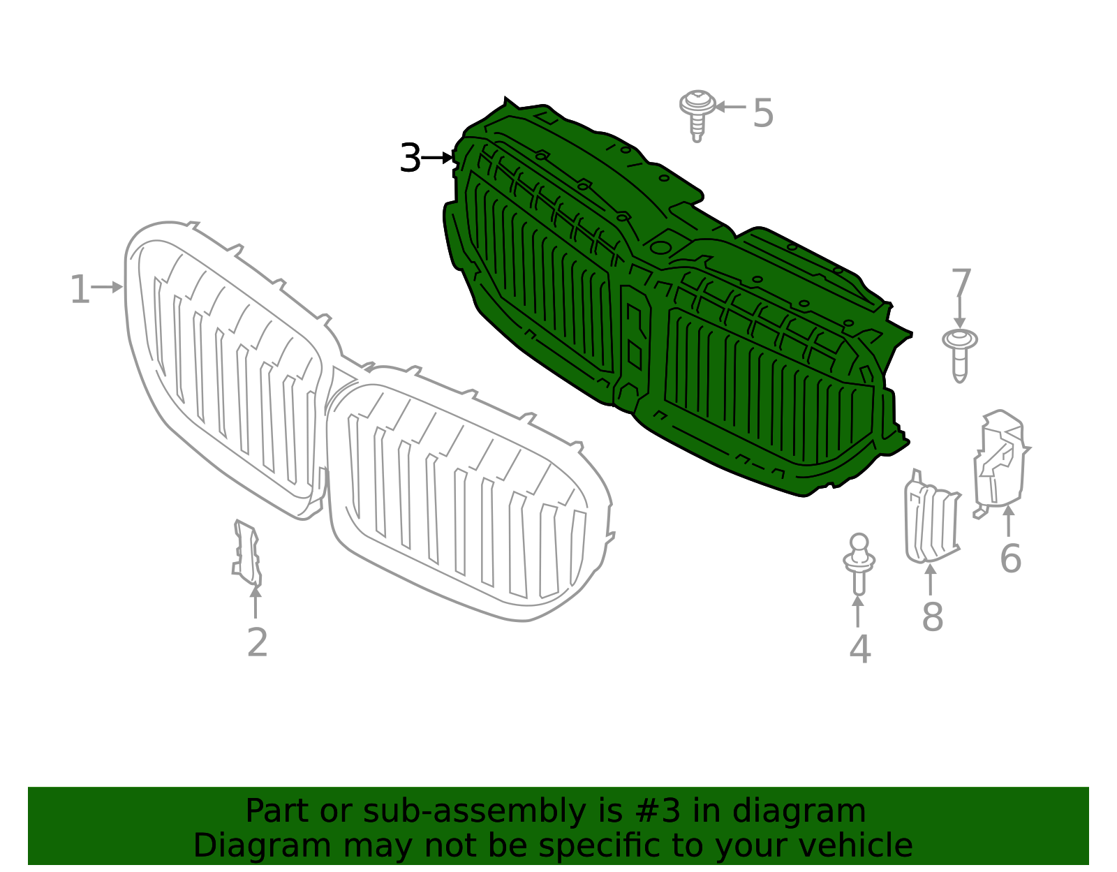 Genuine BMW 51-13-5-A21-A99 | Shutter Assembly | FREE Shipping on