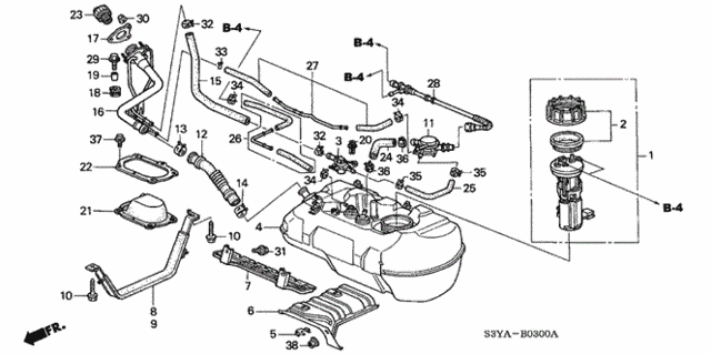 Fuel Tank (1) for 2005 Honda Insight #0