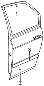 LB4072020E - Body: Door Shell for Mazda: MPV Image