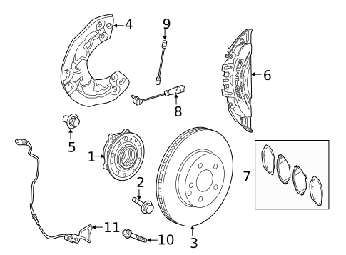 Front Brakes for 2016 Mercedes-Benz E63 AMG S #4