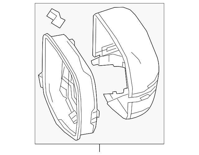 2020-2021 Acura RDX Mirror Housing 76205-TJB-A02ZC | OEM Parts Online