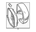 76255TJBA02ZA - : Mirror Housing for Acura Image