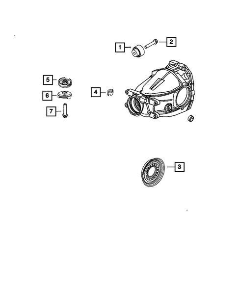 Rear Axle; Housing, Differential and Vent for 2010 Chrysler 300 #0