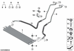 17228053477 - : Engine Oil Cooler Pipe, Return for BMW Image