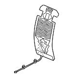 81124T20A21 - Body: Seat Back Heater for Honda Image