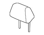 81140T20A11ZA - Body: Headrest for Honda Image