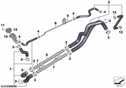 Coolant Lines for 2022 BMW-Motorrad C 400 GT #0