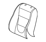 XR841416LEG - Body: Seat Back Cover for Jaguar Image