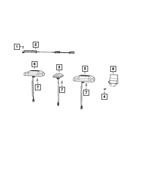 Radio, Antenna, Speakers, DVD, and Video systems for 2022 Jeep Gladiator #4