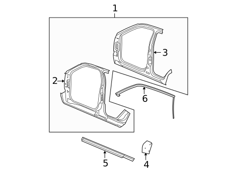 Aperture Panel for 2005 Jeep Grand Cherokee #0