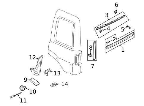Exterior Trim - Quarter Panel for 2005 Land Rover Freelander #1