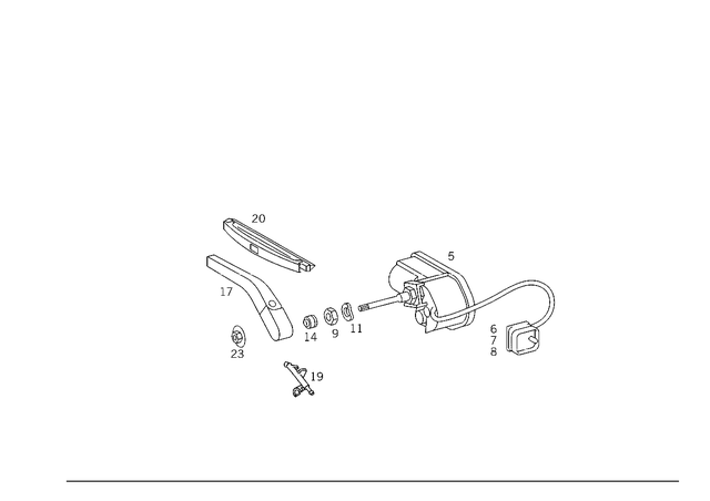 1248206242 - : Wiper Motor for Mercedes-Benz Image