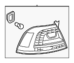 7P6945207A - Electrical: Tail Lamp Assembly for Volkswagen: Touareg Image