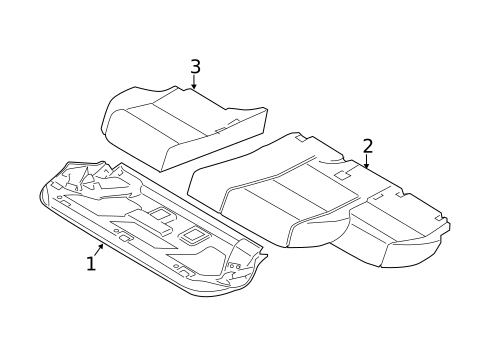 Rear Seat Components for 2016 BMW X4 #2