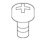 252352H000 - Cooling System: Air Deflector Screw for Kia: Niro, Optima, Rio, Sedona, Sorento, Soul, Soul EV Image