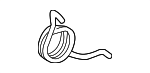 5K0615296 - Brakes: Parking Brake Adjusting Lever Spring for Volkswagen Image