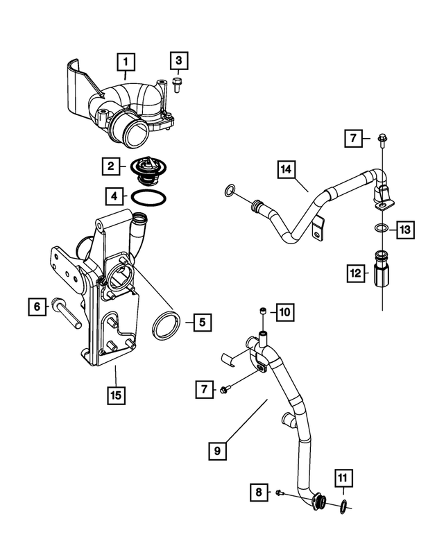 4429495 - Cooling: Hex Head Bolt for Mopar Image