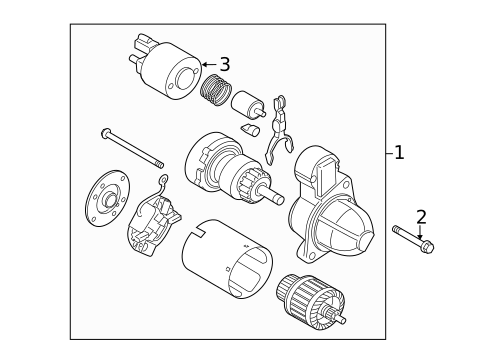 Starter for 2019 Kia Sorento #0