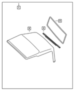5JH07ZJ8AD - : Tailgate Window for Mopar Image