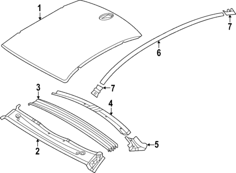 Roof & Components for 2024 BMW 230i xDrive #1