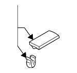 55472AA010E1 - Body: Speaker Trim Panel for Toyota: Solara Image