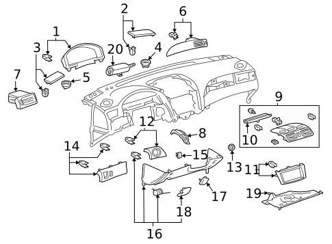 Gauges for 2007 Toyota Solara #0